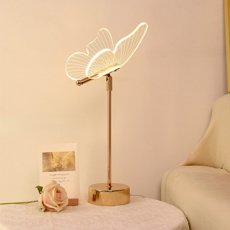 Golden Butterfly Table Lamp - Shop Online on