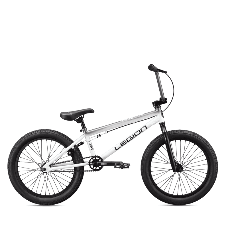 white 20 inch bike