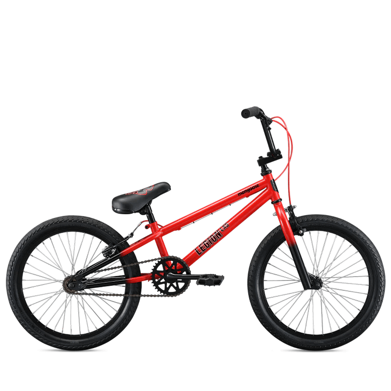 red 20 inch bmx bike