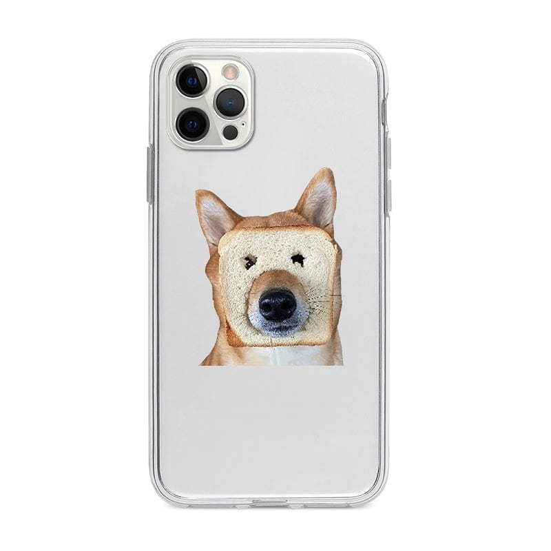 Cute & Funny Animal-- Cute Doggie with The Bread Soft Transparent Phon –  Unime Boutique