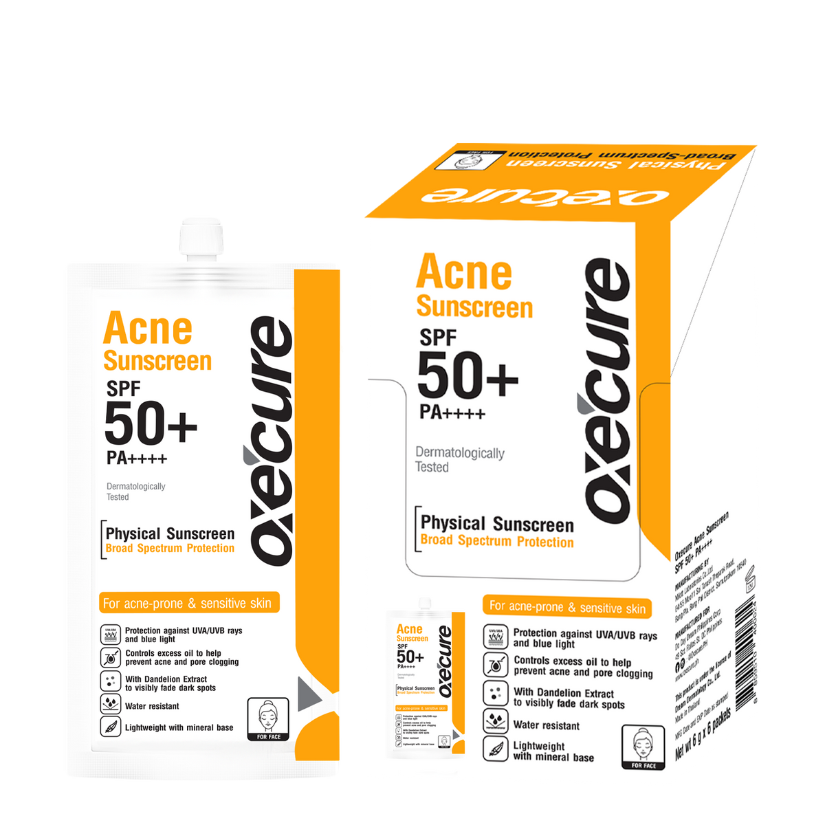 oxecure acne sunscreen