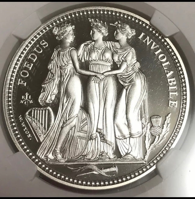 2021 セントヘレナスリーグレイセス 復刻試鋳 £5銀貨 NGC PF68UC | www