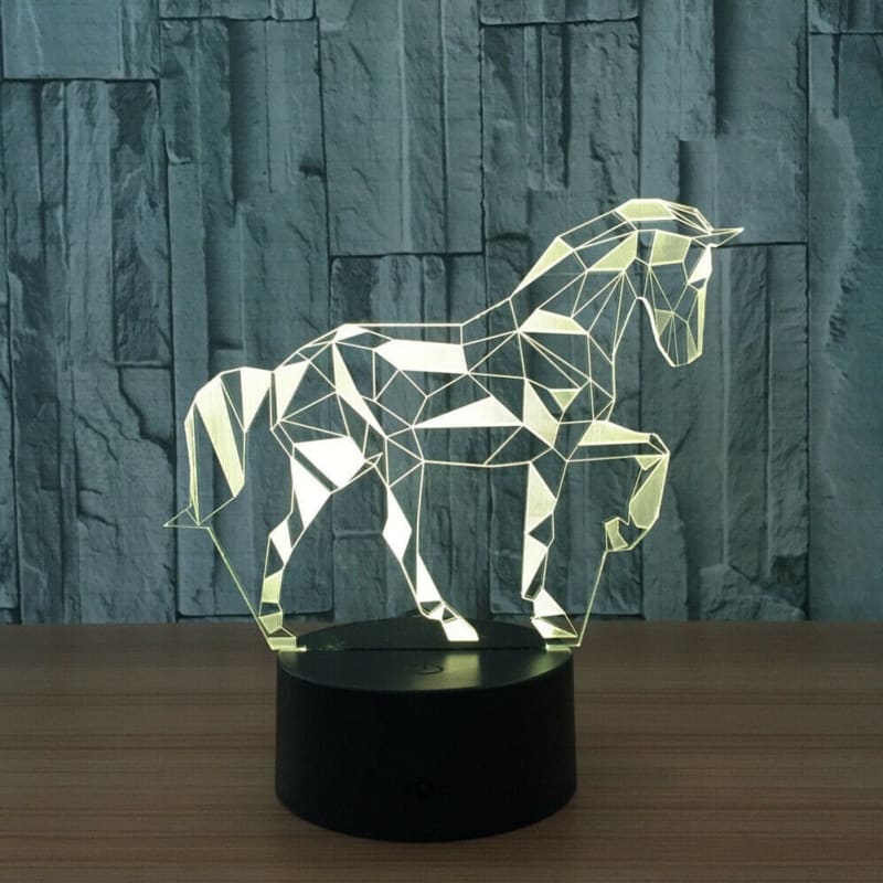 horse led lamp