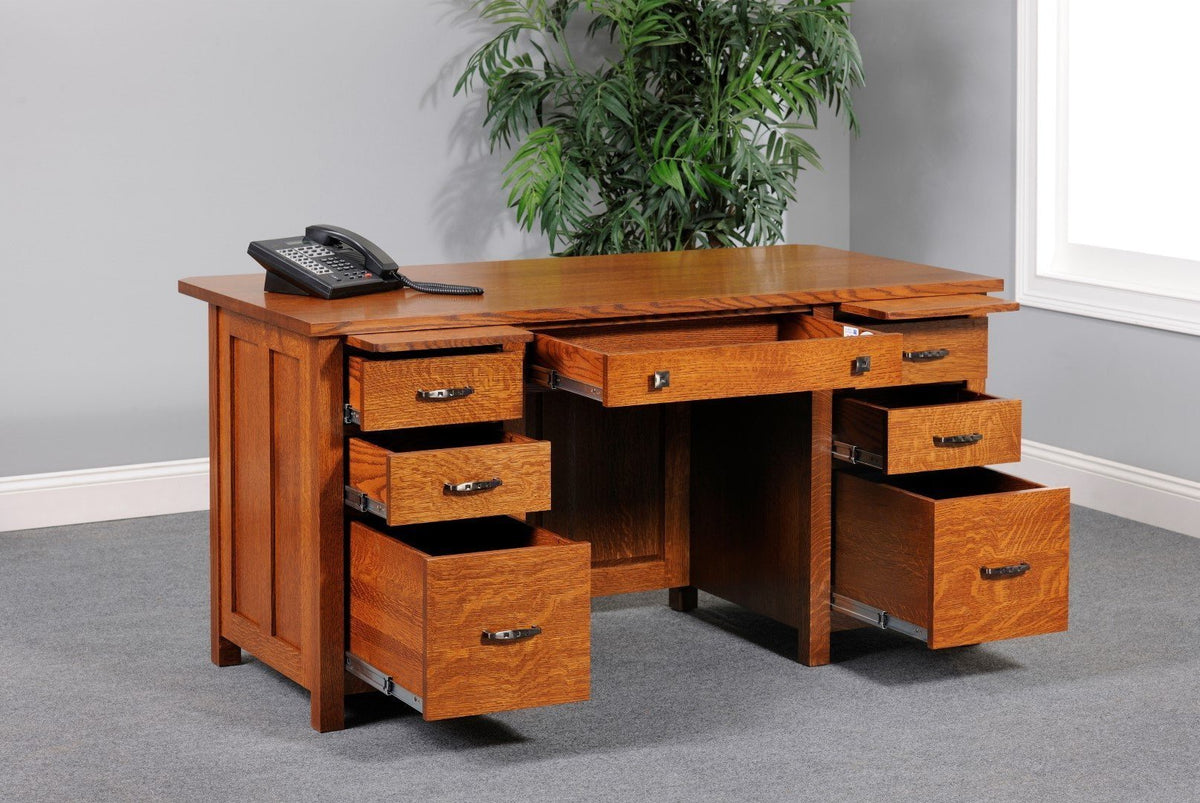 amish executive desk