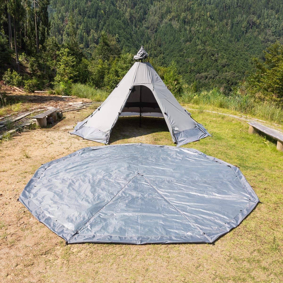 StoveTent Nona T/C GroundSheet / グランドシート(ストーブテント ノナ T/C用 )