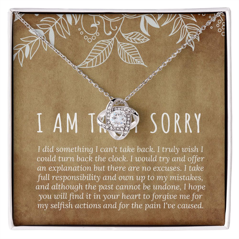 I'm Sorry Gift, Sorry Card, Apology Necklace, Sorry Gift Wife ...