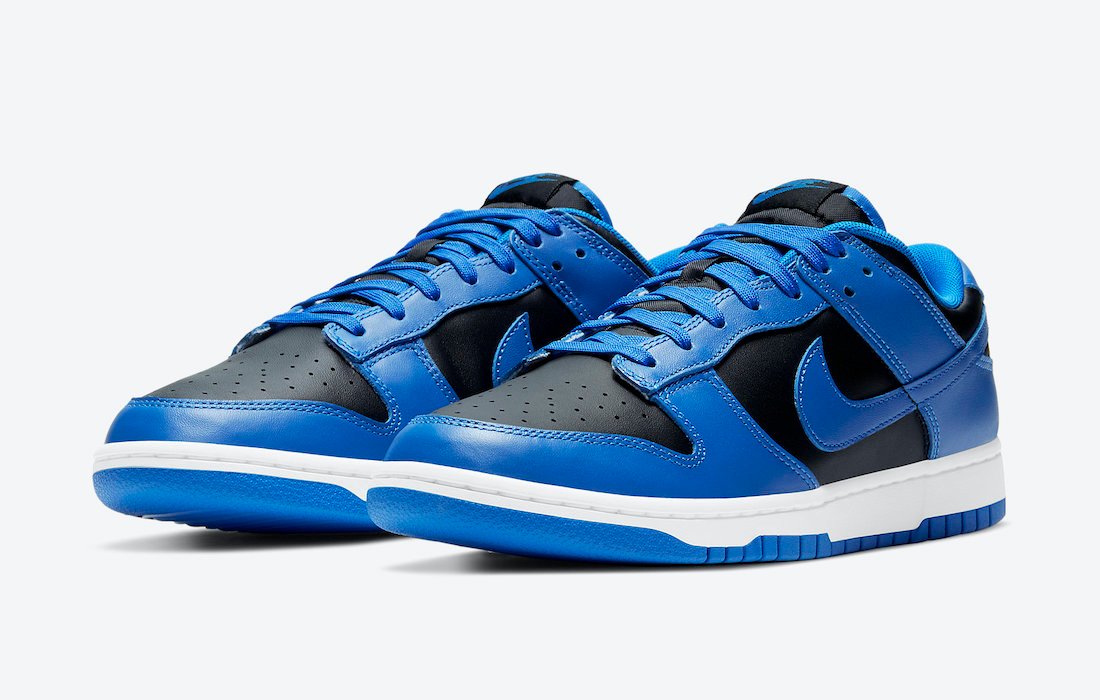 blue black dunk low