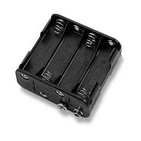 battery holder for 8 aa with standard snap connector