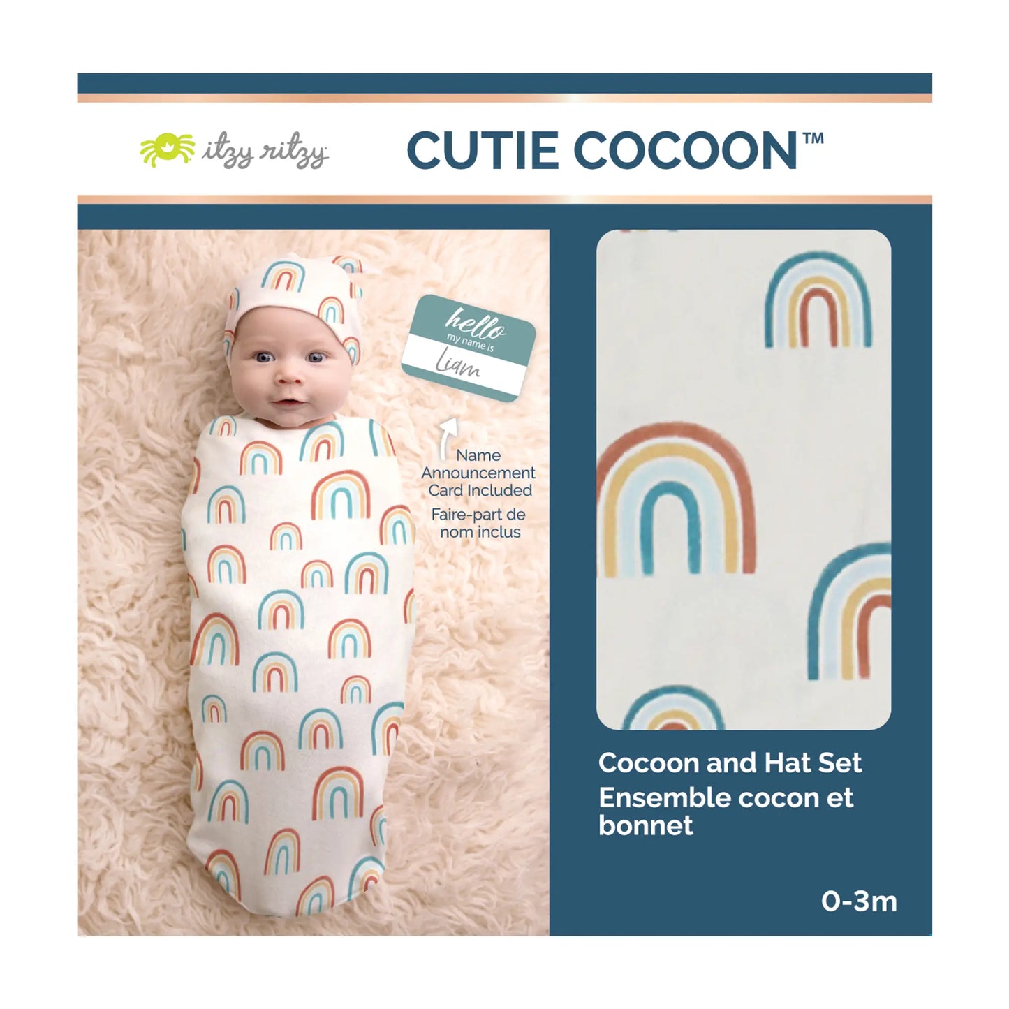 Itzy Ritzy - Cutie Cocoon™ Matching Cocoon & Hat Sets (7426905014450)