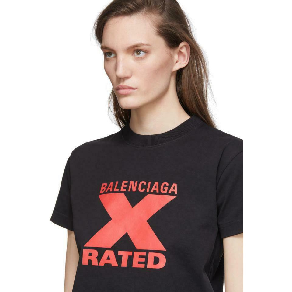 BALENCIAGA バレンシアガ X-RATED 長袖 2019年Ｔシャツ 620970 TIVA7