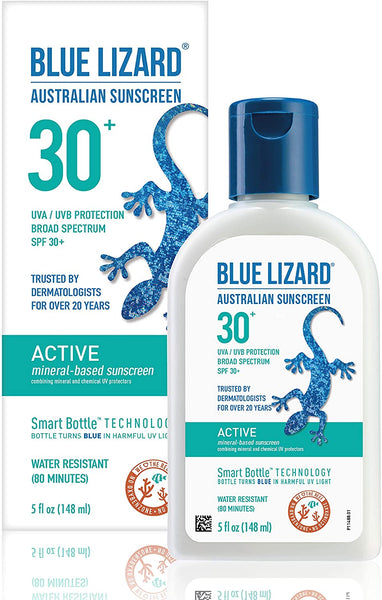 Blue Lizard Australian Sunscreen - Active Sunscreen, SPF Broad Spe – bcitrading