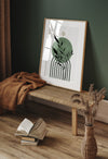 Mid Century Sage Green Wall Art Poster 2