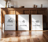 this is us family sign print set of 3