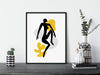 black and yellow Matisse poster 1