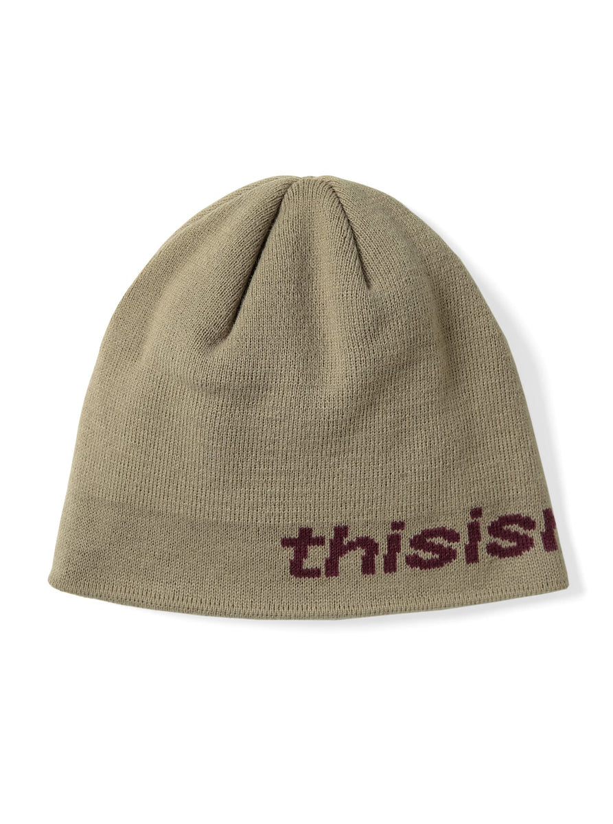 SALE／74%OFF】 thisisneverthat SP-logo Beanie kids-nurie.com