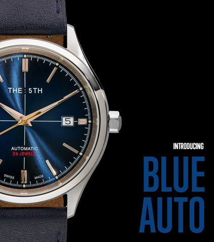 The 5TH Automatic Watch - Bilbao Blue