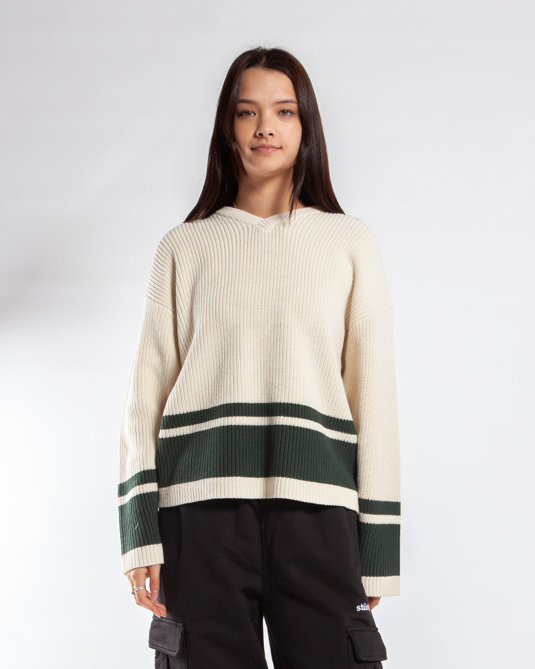 Stussy Athletic Sweater Natural