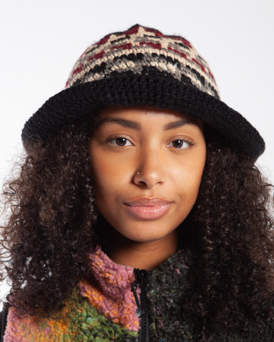 STUSSY FAIRISLE BUCKET HAT 22AW - ニットキャップ