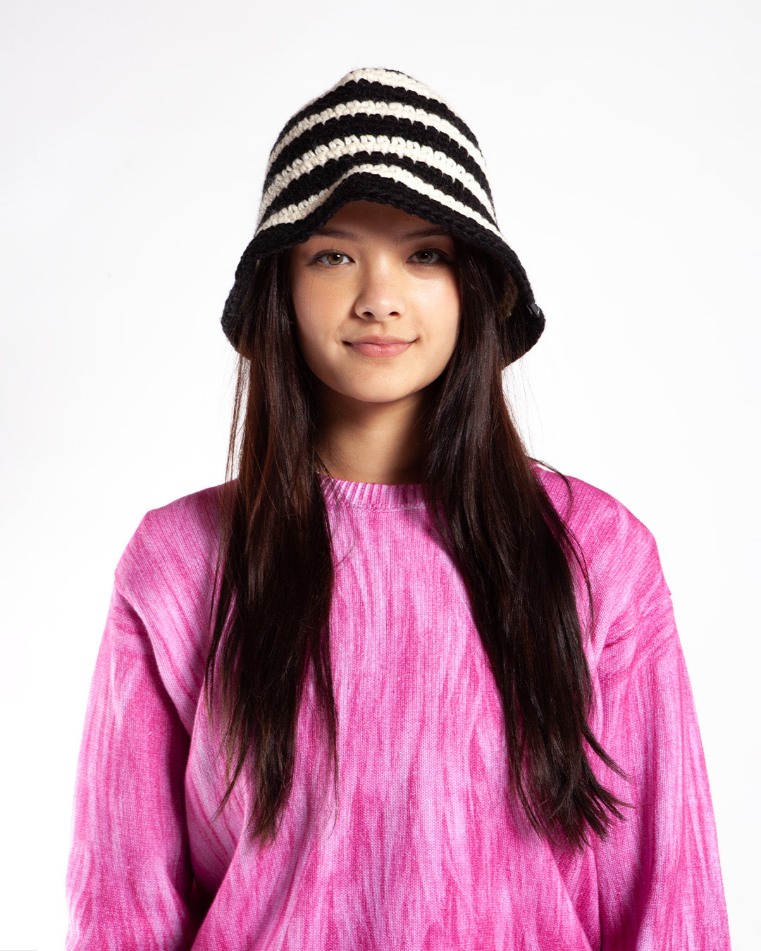 STUSSY SWIRL KNIT BUCKET HAT バケットハット-