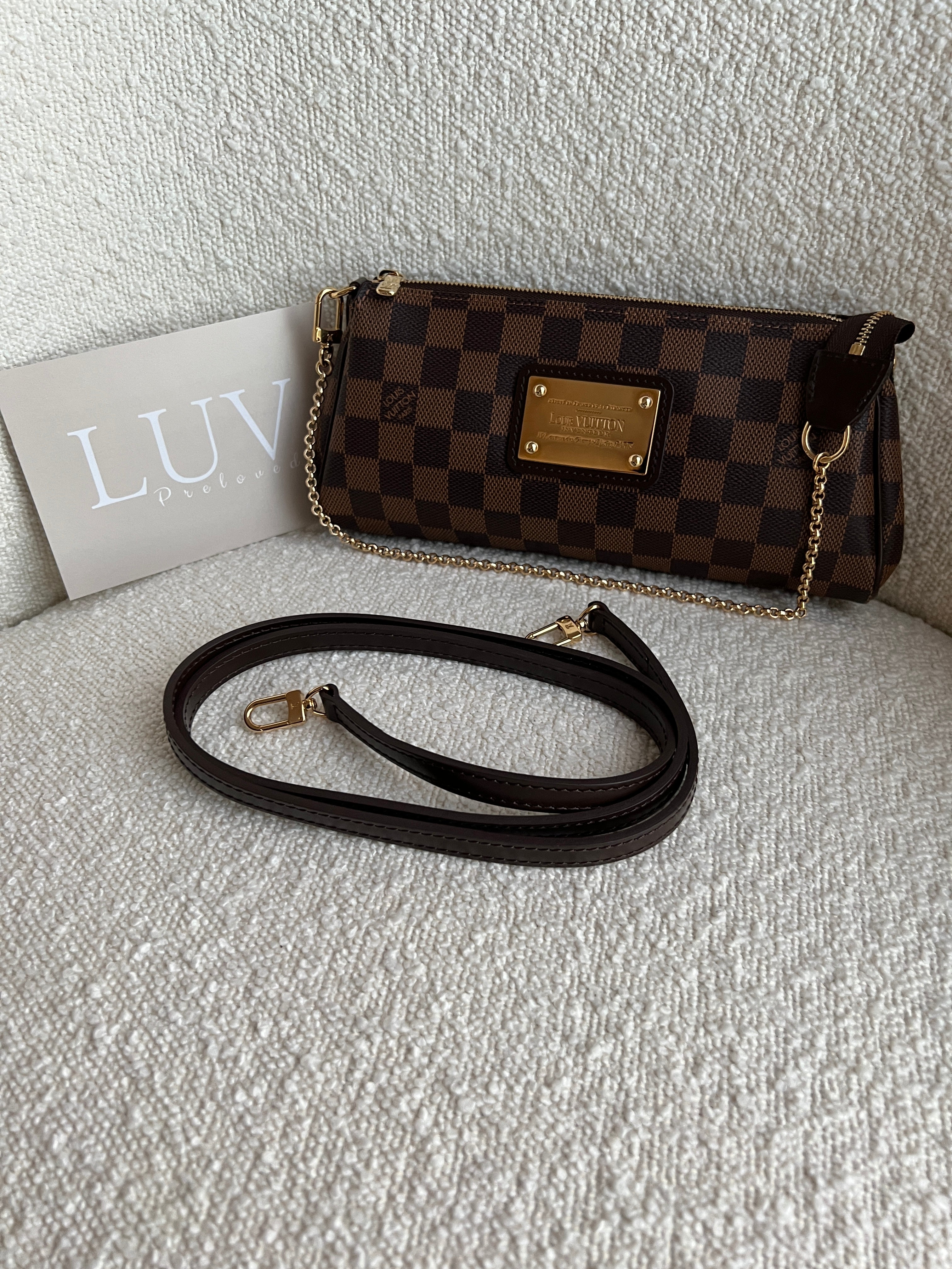 Louis Vuitton Damier Evene Pochette Sophie 2way Crossbody Bag Eva 202lvs54