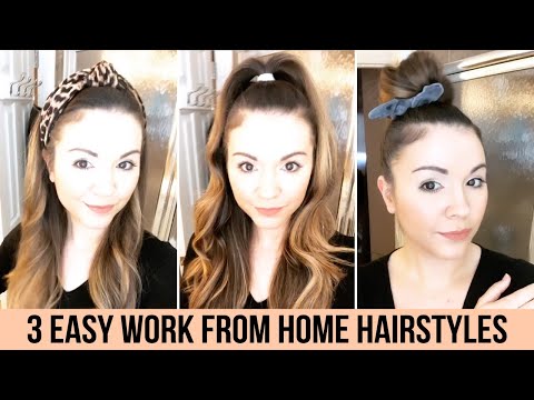 Easy 10 Minute Hairstyles | 3 Quick Work From Home – Color Wow
