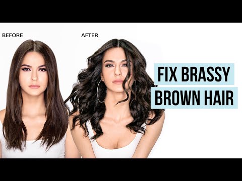 How to Remove Brassy Tones from Brown