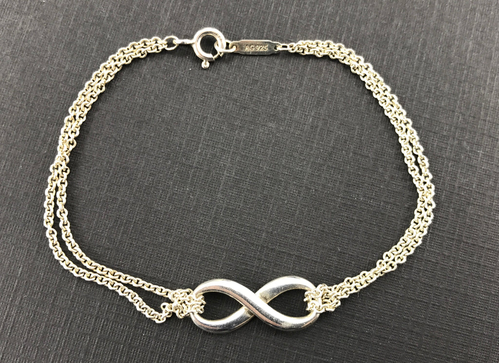 tiffany infinity bracelet sterling silver