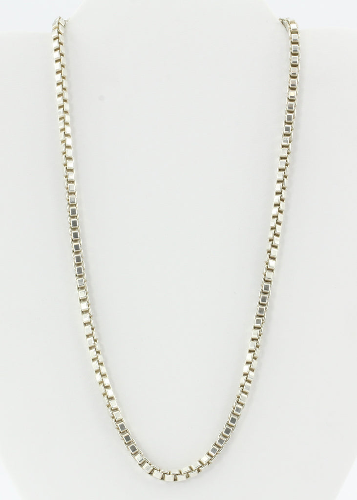 tiffany venetian box chain necklace