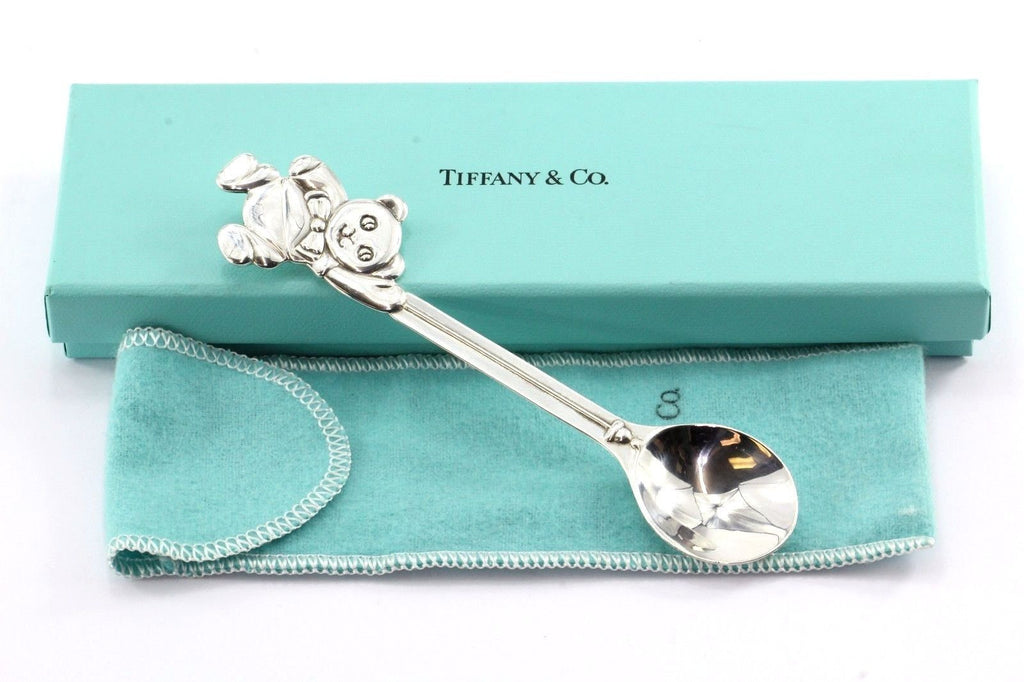 tiffany and co baby feeding spoon