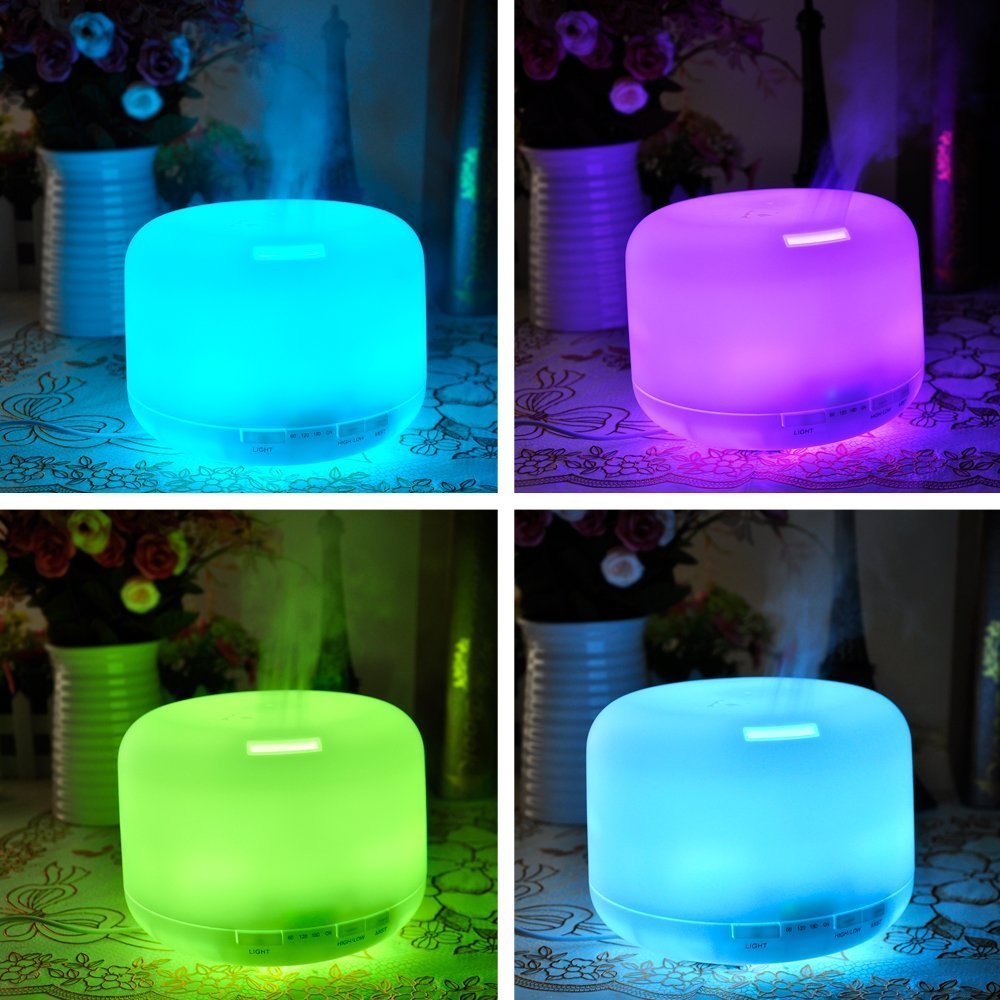 Aroma Diffuser Ultrasonic Air Humidifier with Bluetooth Speaker
