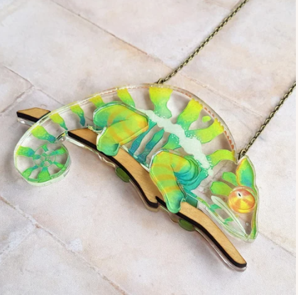 chameleon necklace