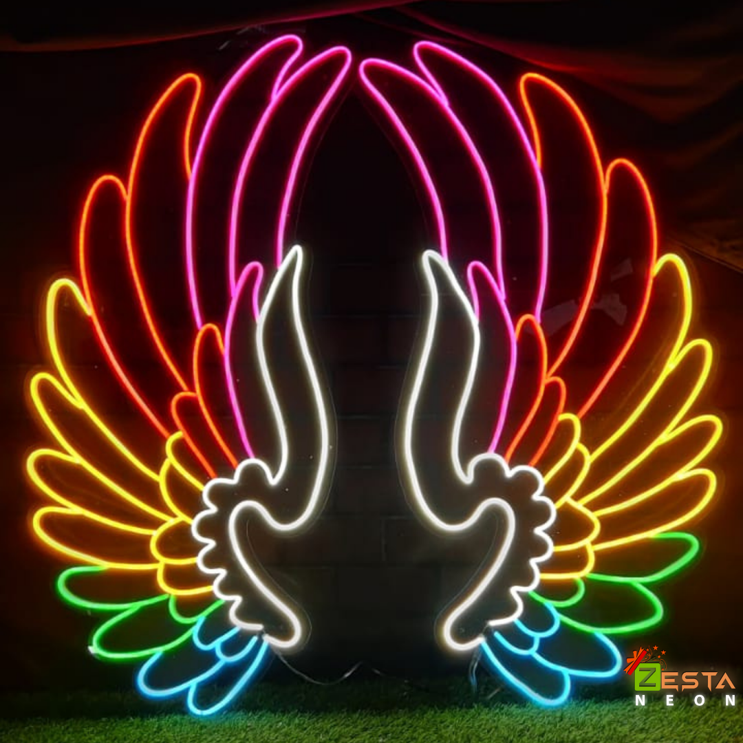 Neon wings Vectors & Illustrations for Free Download