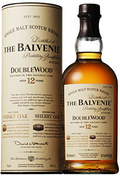 正規品 バルヴェニー12年 ダブルウッド 700ml×1本 / THE BALVENIE