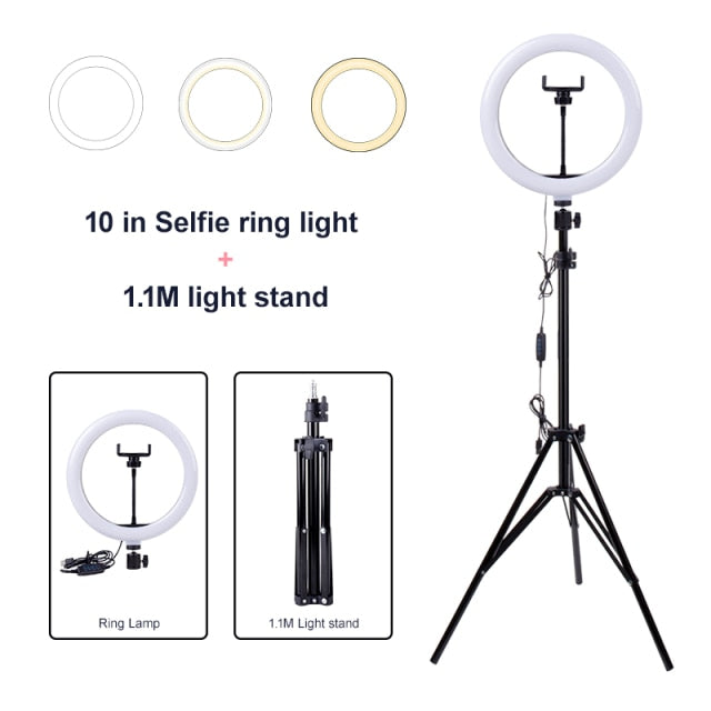 selfie light tripod stand