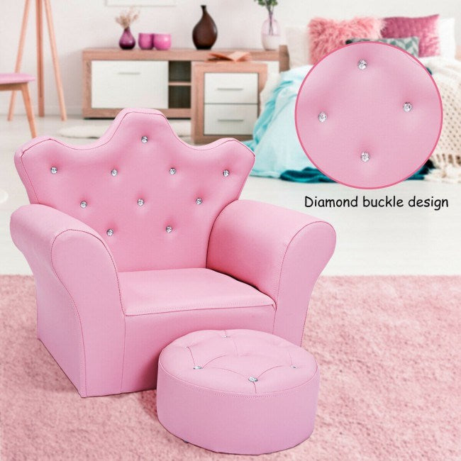 princess chair and ottoman