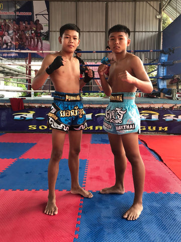 Muay Thai Shorts Customized for Purnama - Fight For Education