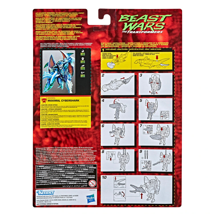 Transformers Vintage Beast Wars: Maximal Cybershark (Deluxe)