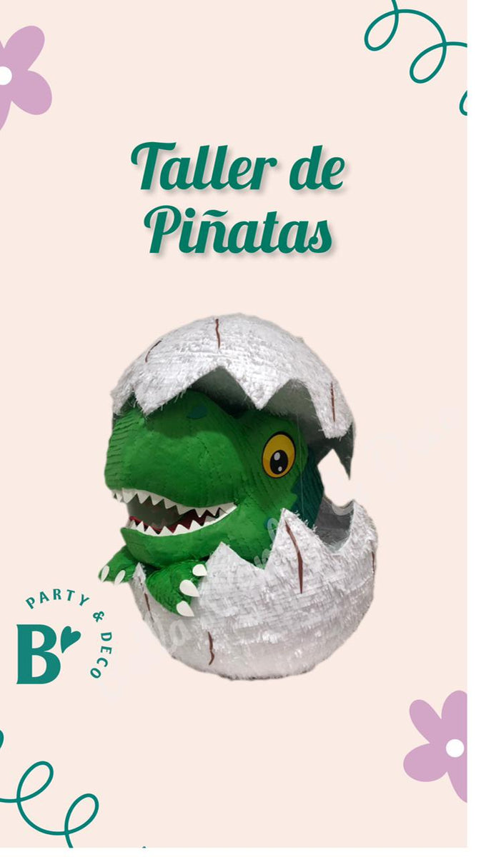 Taller Piñata Dinosaurio Bebe – Bella Party & Deco