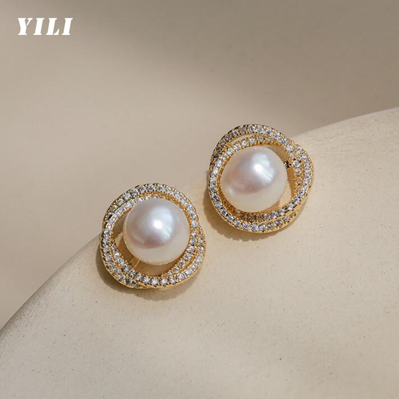 Depot Deluxe™ Pearl Earrings and Necklace