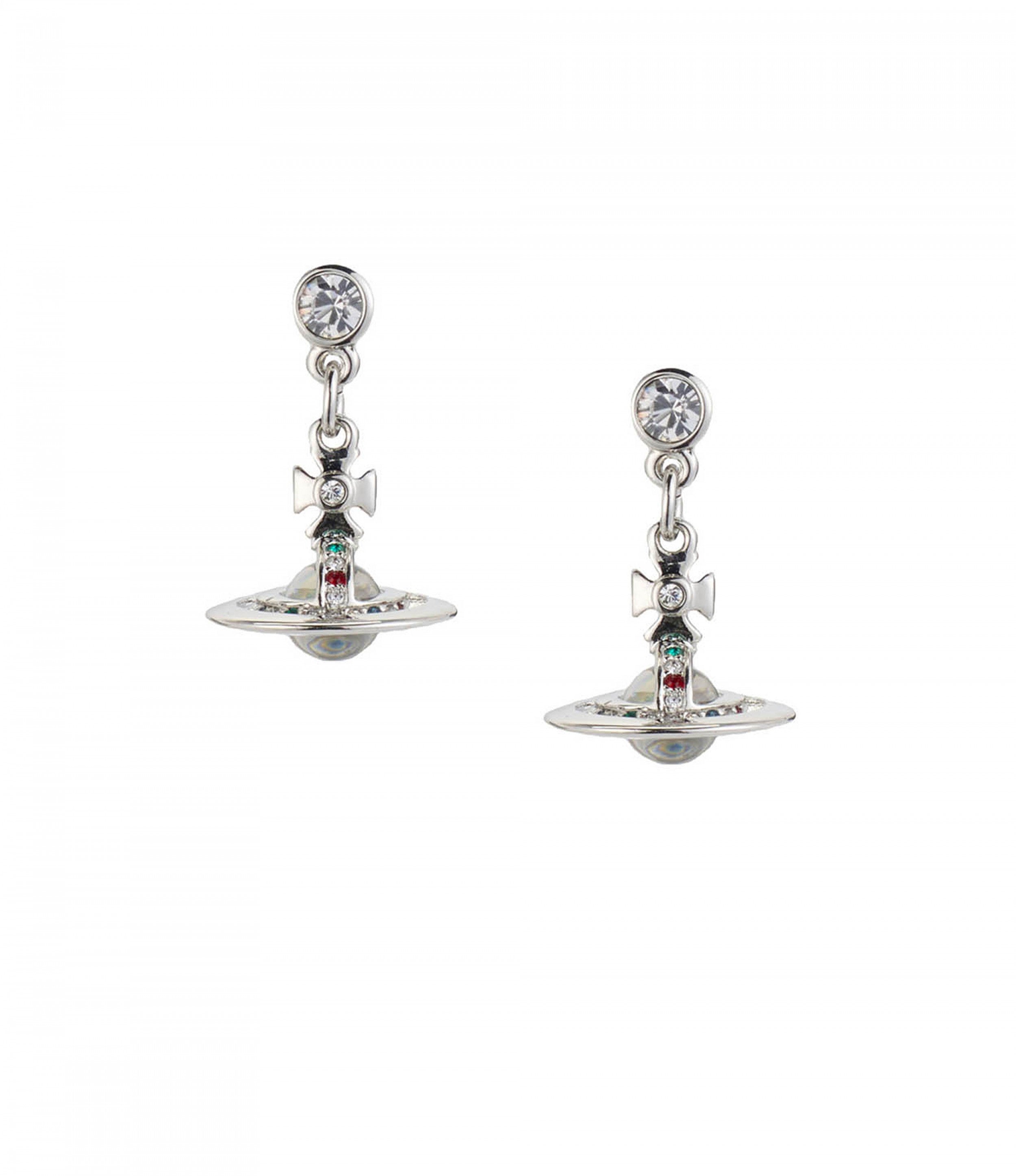 Vivienne Westwood New Petite Orb Earrings | Silver Tree Jewellery