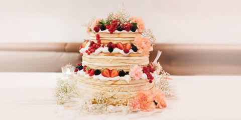 Naked Wedding cake