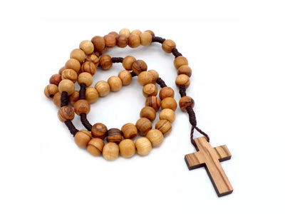 Personalized Olive wood Rosary from Bethlehem, Own Name, Children Gifts, Confirmation, First Communion and Baptism for Boy and Girls. for Mothers Day, Grandma, Parents (With Engraving)