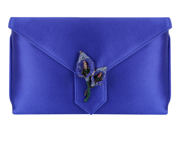 cobalt blue clutch bag next