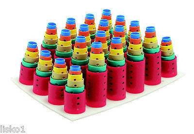 Magnetic Plastic Hair Rollers, 144 Pcs, 8 doz. long & 4 doz. short LMS