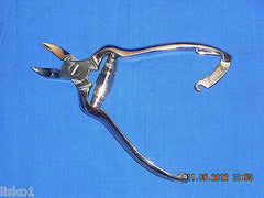 VINTAGE CASSIDY FULL 5" TOE NAIL NIPPER, CHROME STEEL, GERMAN STEEL, *27