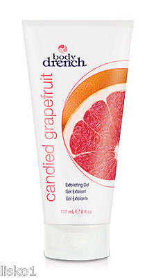 BODY SCRUB BODY DRENCH (CANDIED GRAPEFRUIT) EXFOLIATION GEL BODY SCRUB 6- OZ.