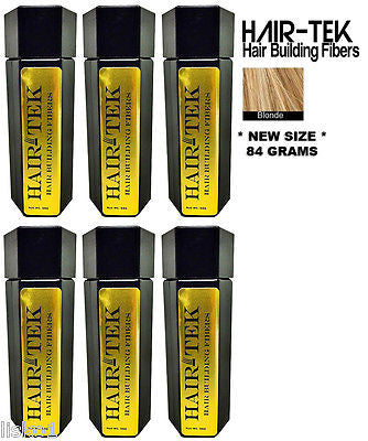 Hair Building Fibers, 6_ 84gms_ Blonde *NEW SIZE * Hair Loss Concealer