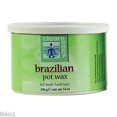 BRAZILIAN POT WAX FOR HAIR REMOVAL BIKINI LINE 14 OZ. CAN