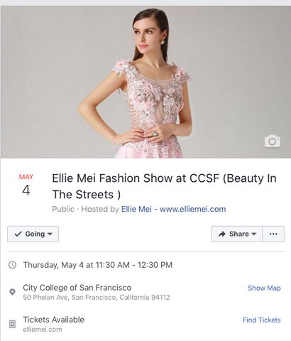 ellie mei fashion show . san francisco fashion show . run way models . fashion . shopping . wholesale dresses . clothing . brand . designers . fashionista 
