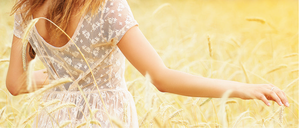 Woman in a field 